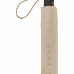 ESPRIT Regenschirm, Einfarbig, Für Damen TAUPE GREY 9